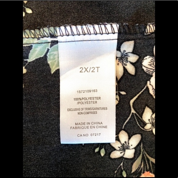 Warehouse One mid sleeved dress, size 2XL, colour Black - Picture 9 of 10